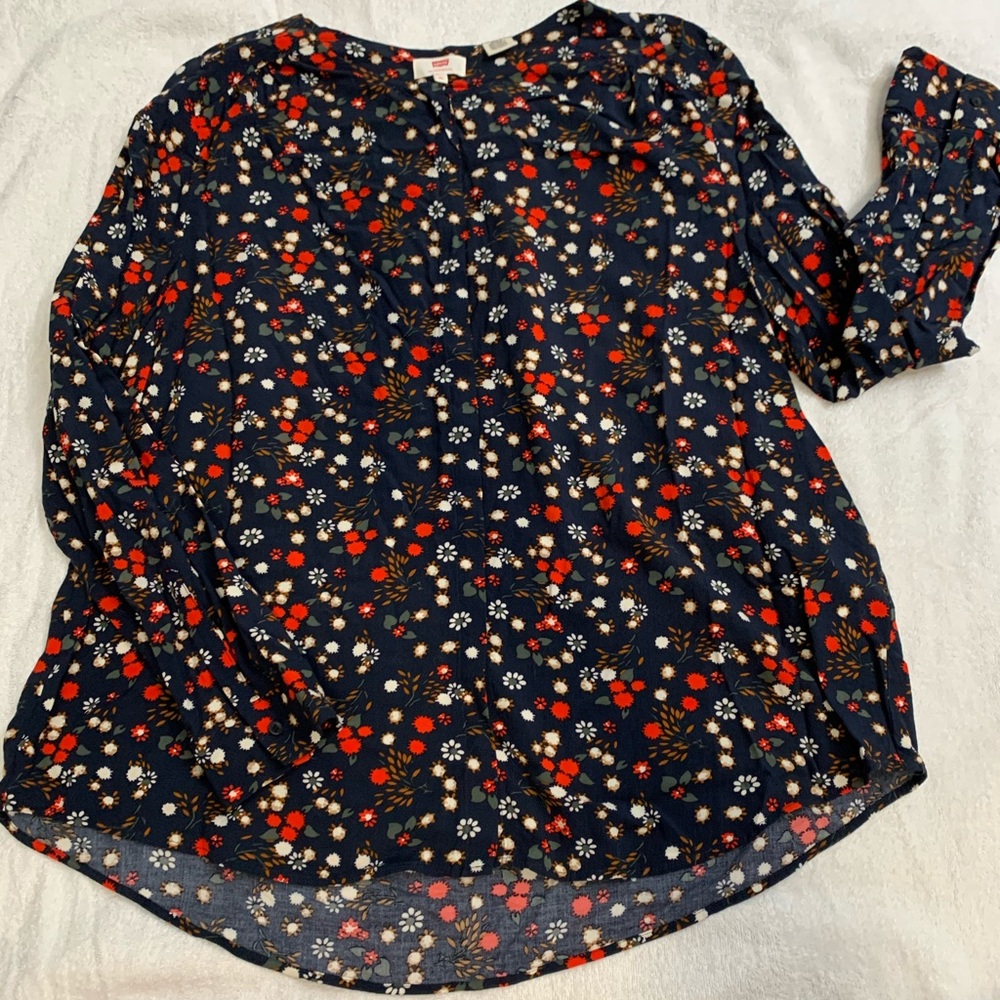 Long sleep button up